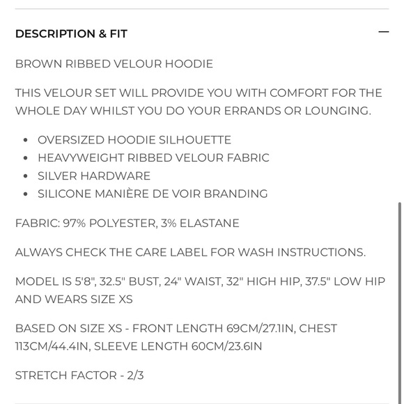 MANIERE DE VOIR⭐️ ribbed velour jogger and hoodie - Picture 9 of 15